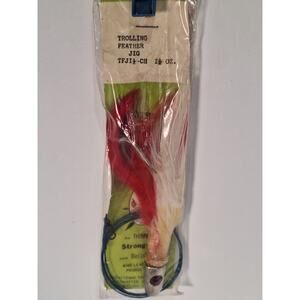 Vintage Sevenstrand Trolling Feather Jig NOS Sealed Saltwater Tuna Lure